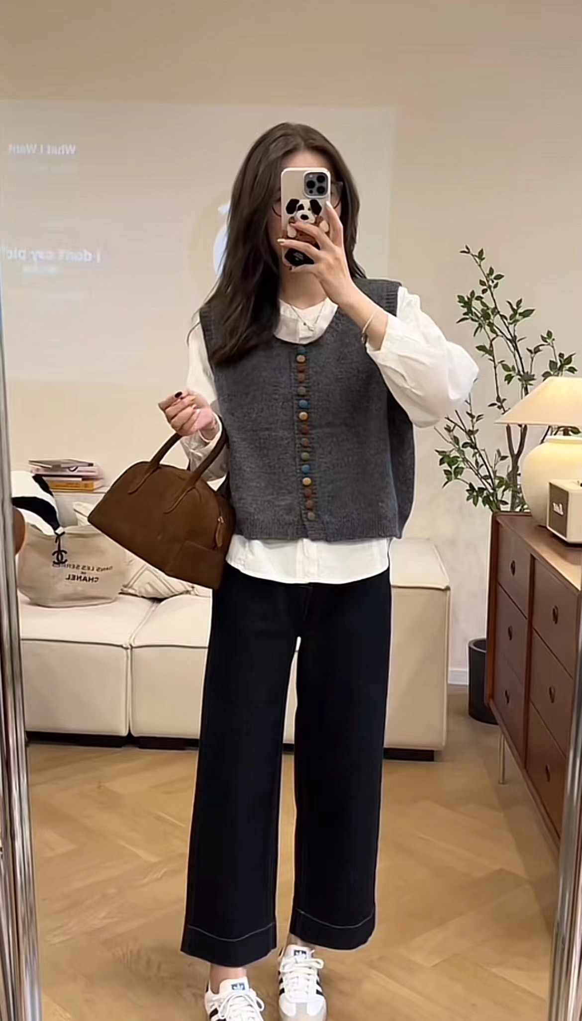 Trendy 3-Piece Vest Shirt and Jeans Set for Women